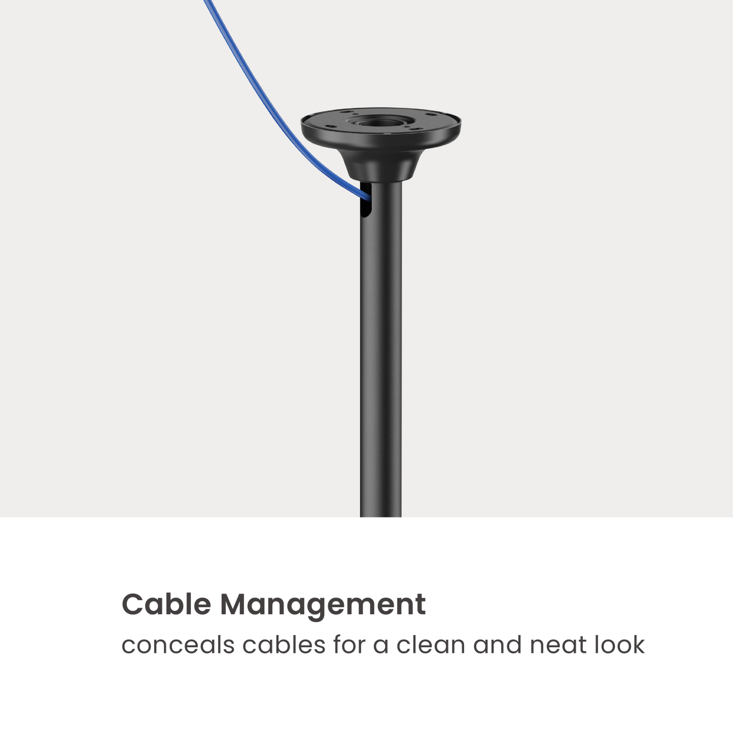 VSYS VCM-CE1546SL Dual Side-by-Side Telescoping TV Ceiling Mount
