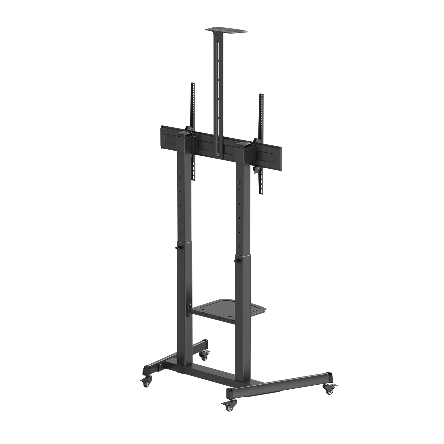VSYS VTLX17-610TW Heavy-Duty Telescopic Height Adjustable TV Cart