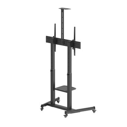 VSYS VTLX17-610TW Heavy-Duty Telescopic Height Adjustable TV Cart