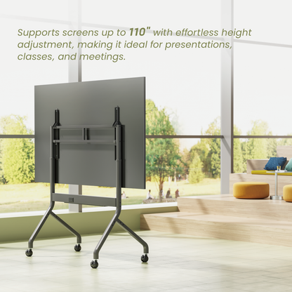 VSYS VTLXM16-612FW Motorized Height Adjustable Heavy-Duty TV Cart