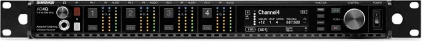 Shure AD4QNP Axient Four Channel Reciever 470-636MHz