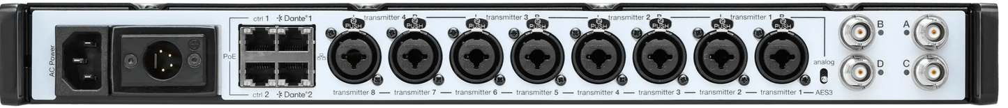 Shure ADTQ Axient Digital PSM Wireless Quad Transmitter - Frequency Band G57 (470-608 MHz)