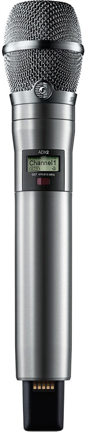 Shure ADX2/K11N=-G57 Handheld Wireless Microphone Transmitter - G57 Band - Nickel