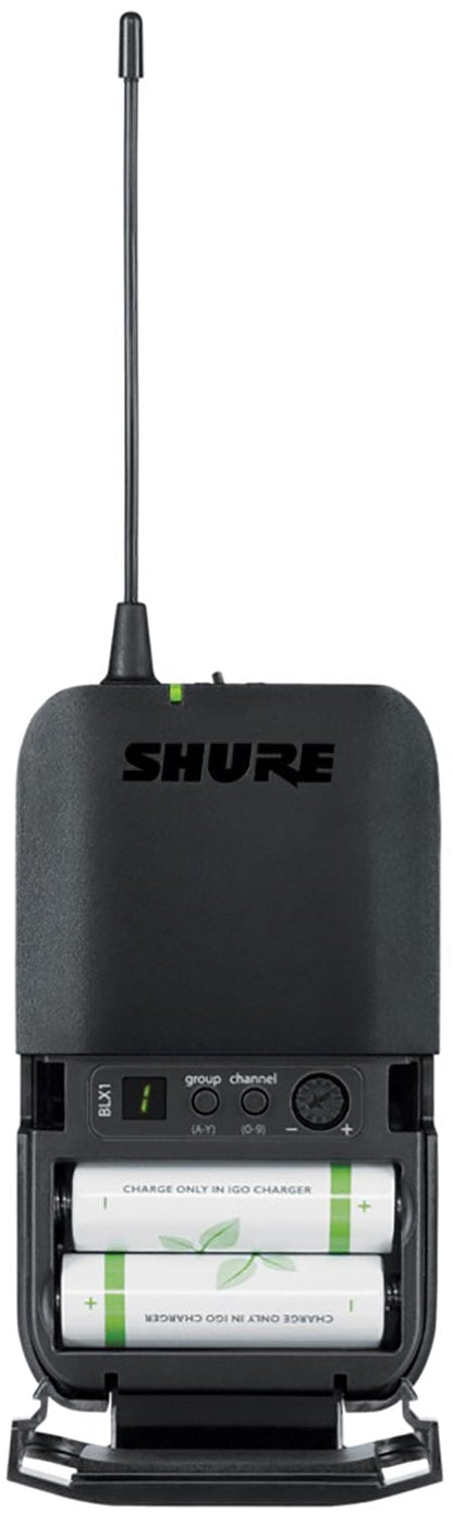 Shure BLX1288 Wireless Combo System with PG58 Handheld and CVL Lavalier - J11 Band