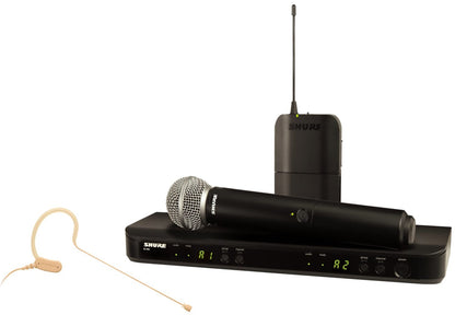 Shure BLX1288 Wireless Combo System with SM58 Handheld and MX153 Earset - H11 Band