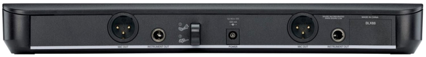 Shure BLX1288 Wireless Combo System with SM58 Handheld and MX153 Earset - J11 Band