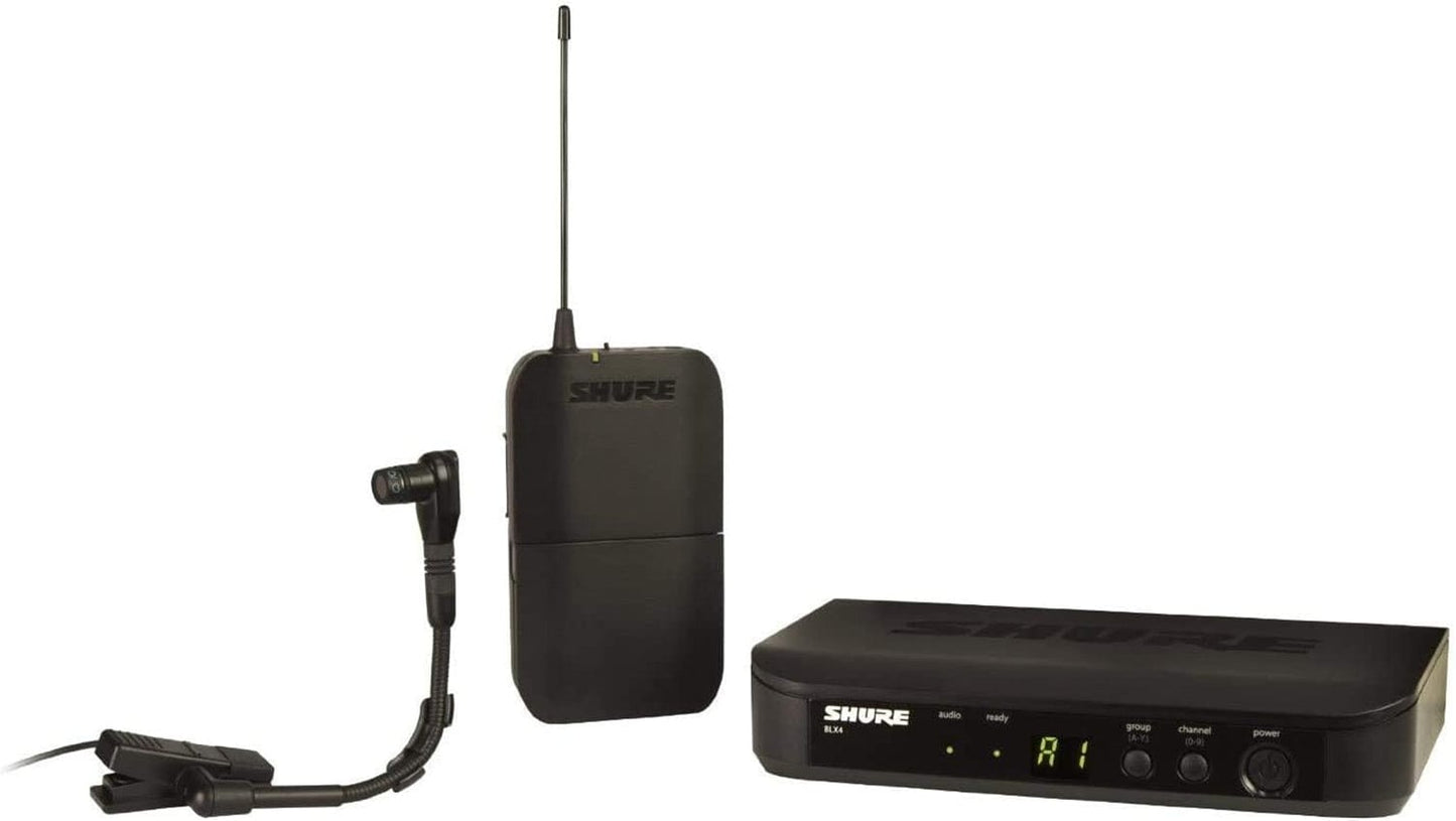 Shure BLX14 Wireless Instrument System with Beta 98H/C Clip-on Gooseneck Microphone - J11 Band