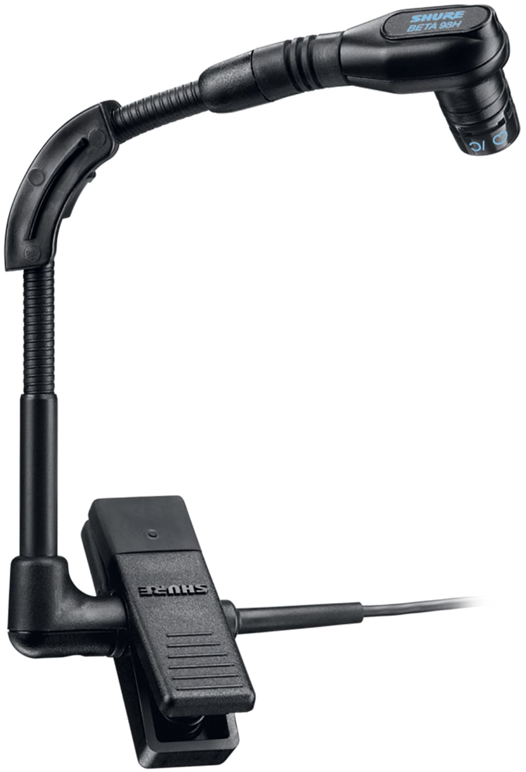 Shure BLX14R Wireless Rack-mount Instrument System with Beta 98H/C Clip-on Gooseneck Microphone - H11 Band