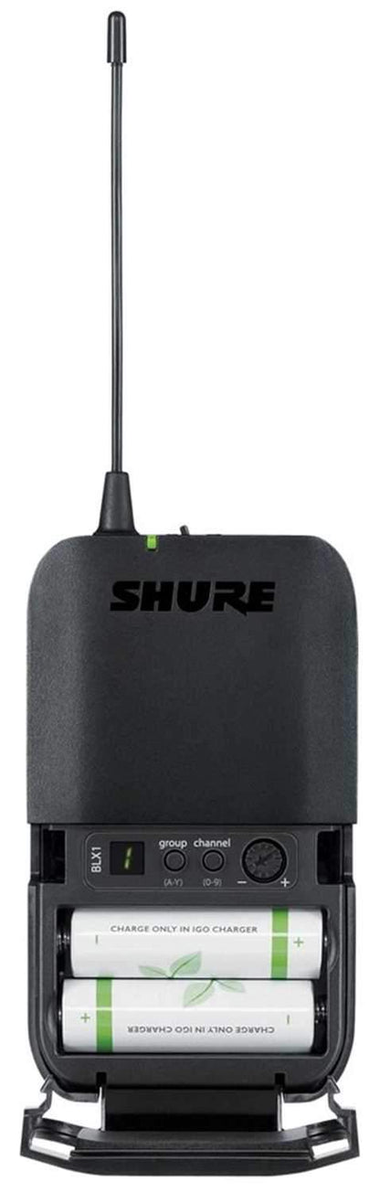 Shure BLX14R/MX53 Wireless Headset Microphone H9