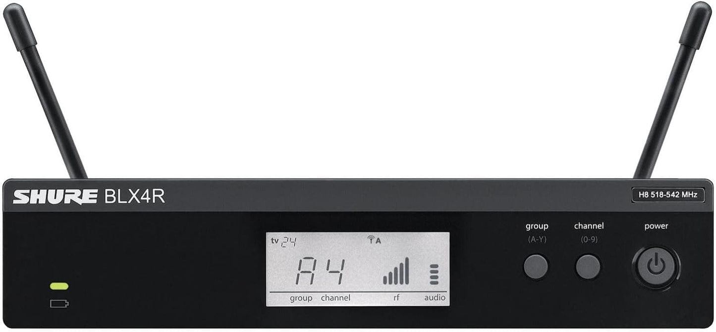 Shure BLX14R Wireless Rack-mount Presenter System with MX153 Earset Microphone - J11 Band
