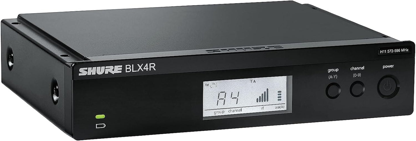 Shure BLX14R Wireless Rack-mount Presenter System with MX153 Earset Microphone - J11 Band