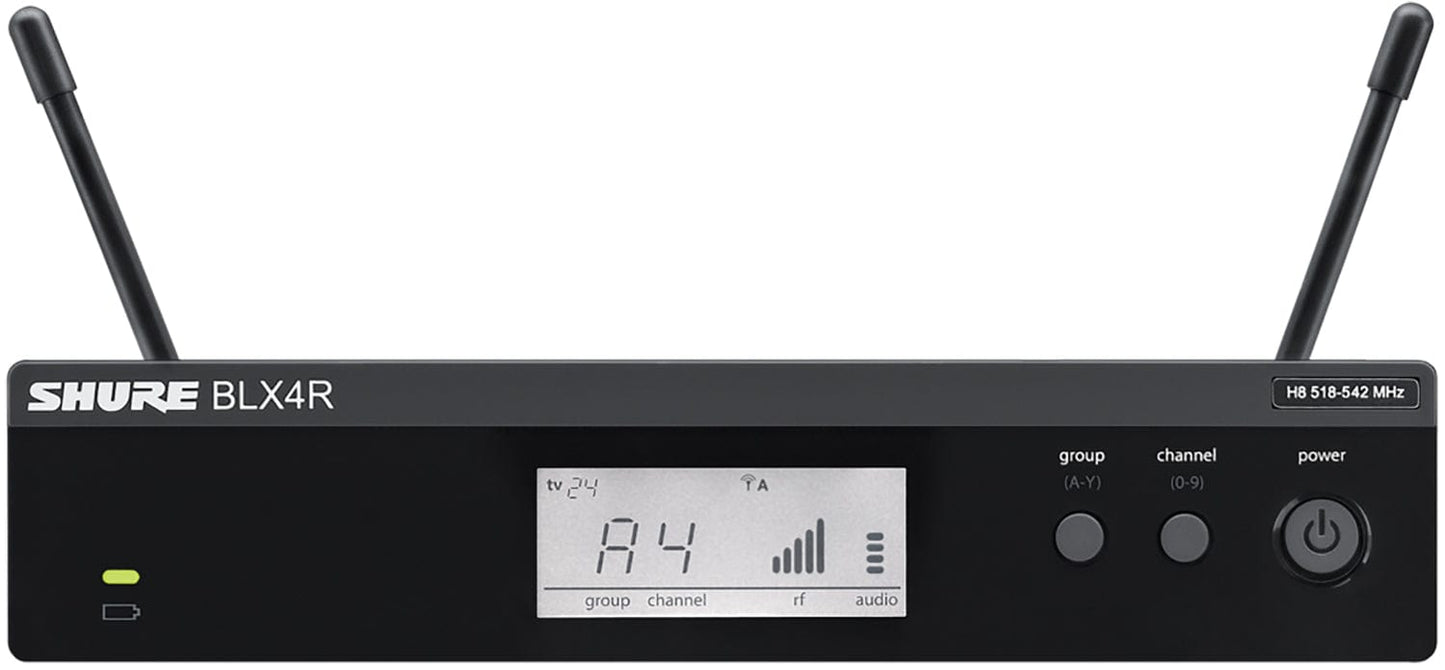 Shure BLX14R Wireless Rack-mount Headset System with SM35 Headset Microphone - J11 Band