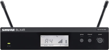 Shure BLX14R Wireless Rack-mount Presenter System with WL93 Miniature Lavalier Microphone - H11 Band