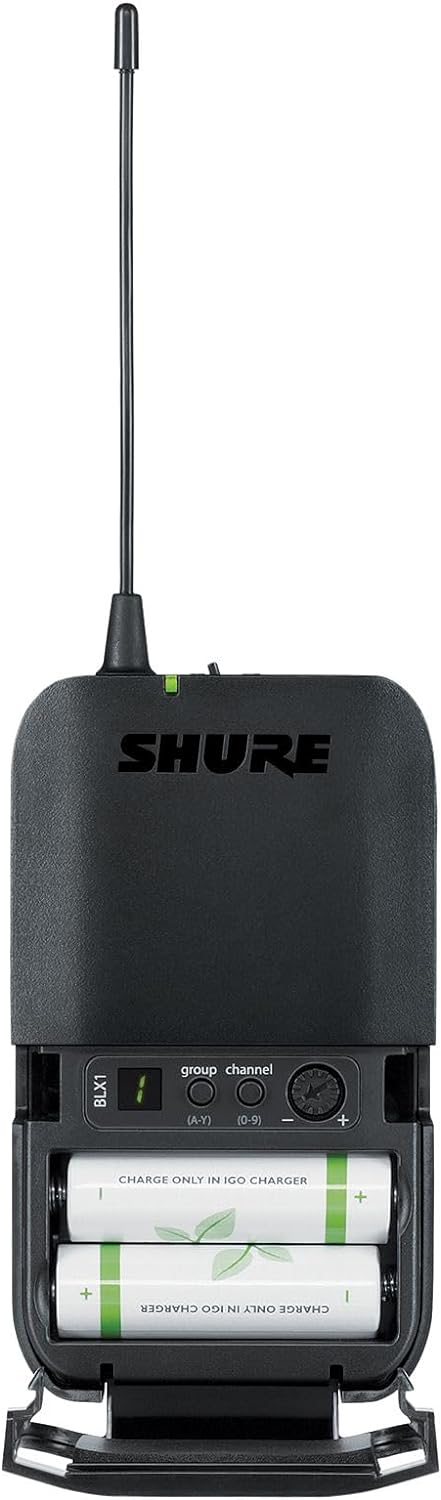 Shure BLX188 Wireless Dual Presenter System with Two CVL Lavalier Microphones - H11 Band