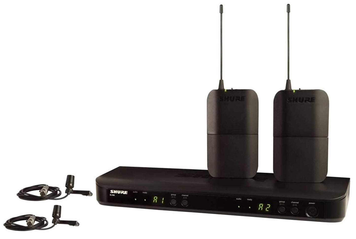 Shure BLX188CVL Dual Wireless Lavalier Mic H9