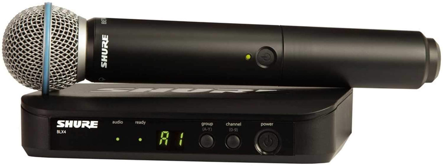 Shure BLX24 Wireless Handheld Mic Sys w Beta58 H10