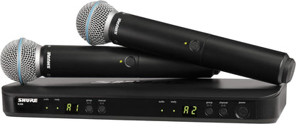 Shure BLX288 Wireless Dual Vocal System with 2x Beta 58A - H10 Band