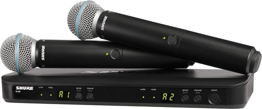 Shure BLX288 Wireless Dual Vocal System with 2x Beta 58A - H11 Band