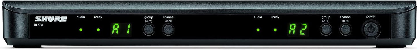 Shure BLX288 Wireless Dual Vocal System with 2x Beta 58A - H11 Band