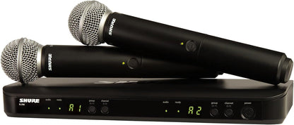 Shure BLX288 Wireless Dual Vocal System with 2x SM58 - H10 Band