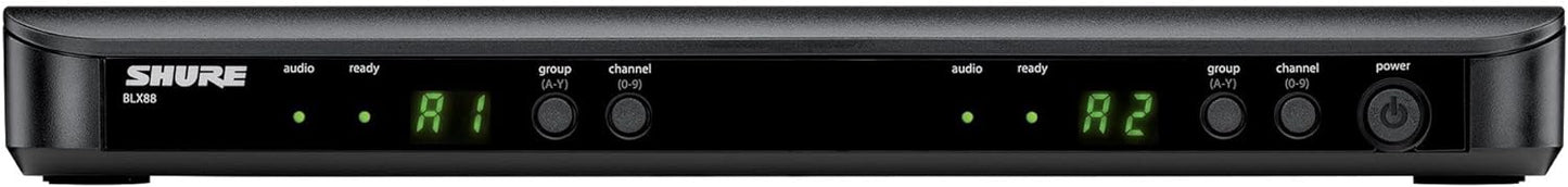 Shure BLX288 Wireless Dual Vocal System with 2x SM58 - H11 Band
