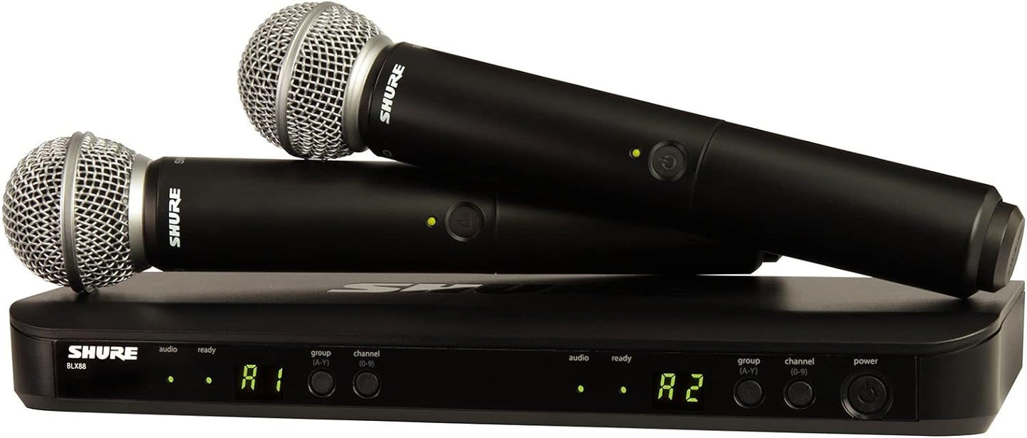 Shure BLX288 Wireless Dual Vocal System with 2x SM58 - J11 Band