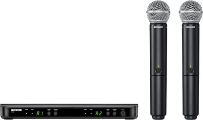 Shure BLX288 Wireless Dual Vocal System with 2x SM58 - J11 Band