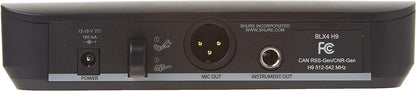 Shure BLX4 Wireless Receiver for BLX Wireless System - H9 Band