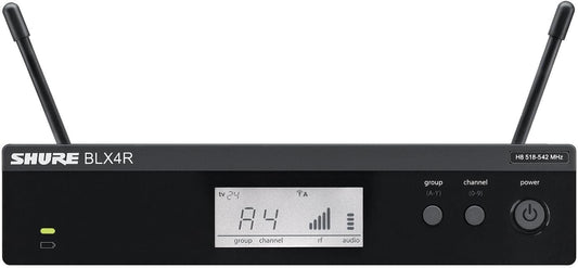 Shure BLX4R Wireless Receiver for BLX-R Wireless System - H10 Band