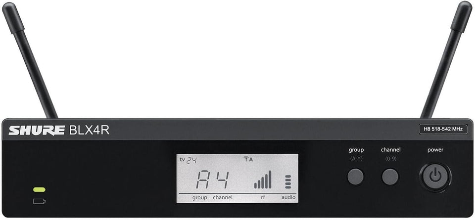 Shure BLX4R Wireless Receiver for BLX-R Wireless System - H10 Band