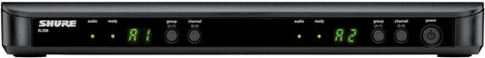 Shure BLX88 Dual Wireless Receiver for BLX Wireless System - H11 Band