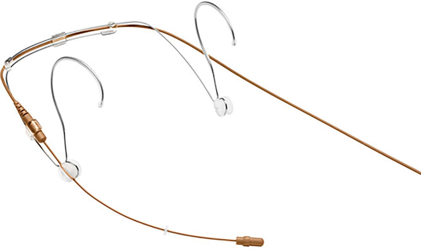 Shure DH5C/O-LM3 DuraPlex Omnidirectional Subminiature Headset Microphone - LEMO3 Plug - Cocoa