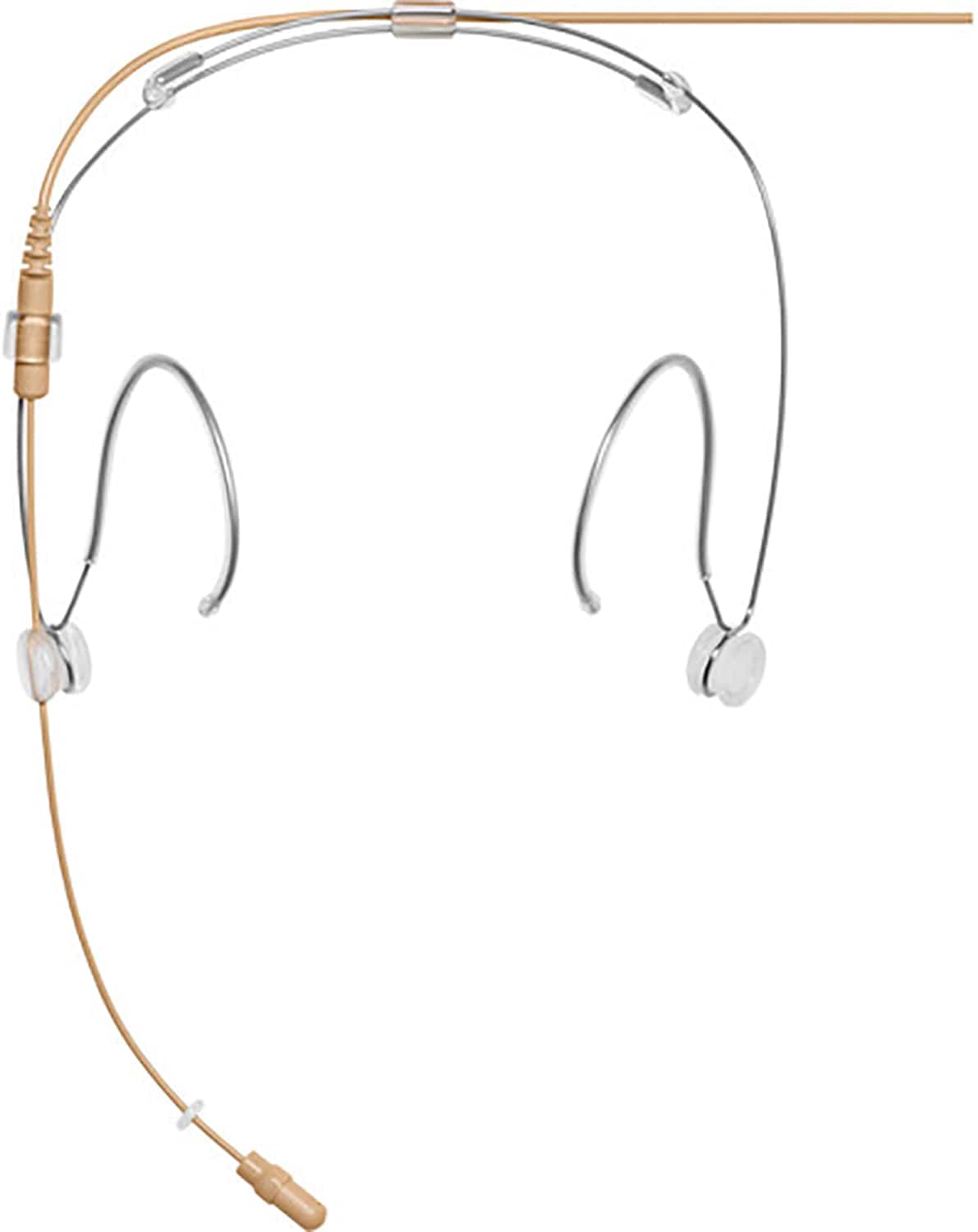 Shure DH5T/O-LM3 DuraPlex Omnidirectional Subminiature Headset Microphone - LEMO3 Plug - Tan