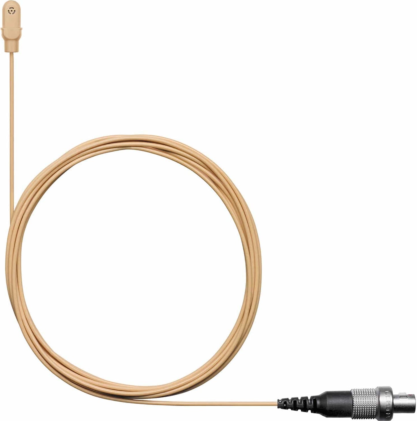 Shure DL4T/O-LM3-A DuraPlex Omnidirectional Subminiature Waterproof Microphone - LEMO3 Plug - Tan
