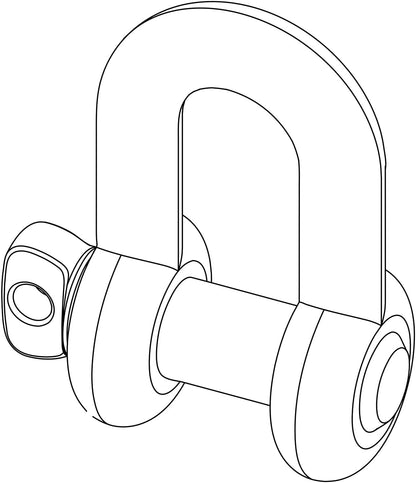 d&b audiotechnik E6507.000.00 Shackle - 1 Ton / 2200 Pound Capacity