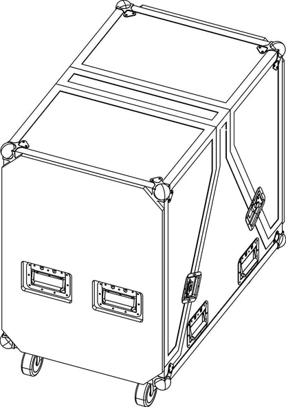 d&b audiotechnik E7425.000.01 Touring Case for M2 - Holds 2