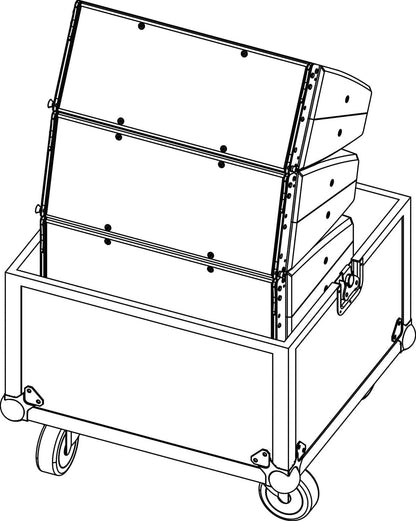d&b audiotechnik E7451.000 Touring Case for T10 - Holds 4