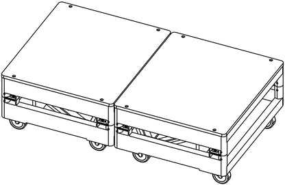 d&b audiotechnik E7463.000 Touring Cart for V8 / V12 Loudspeakers - Holds 4