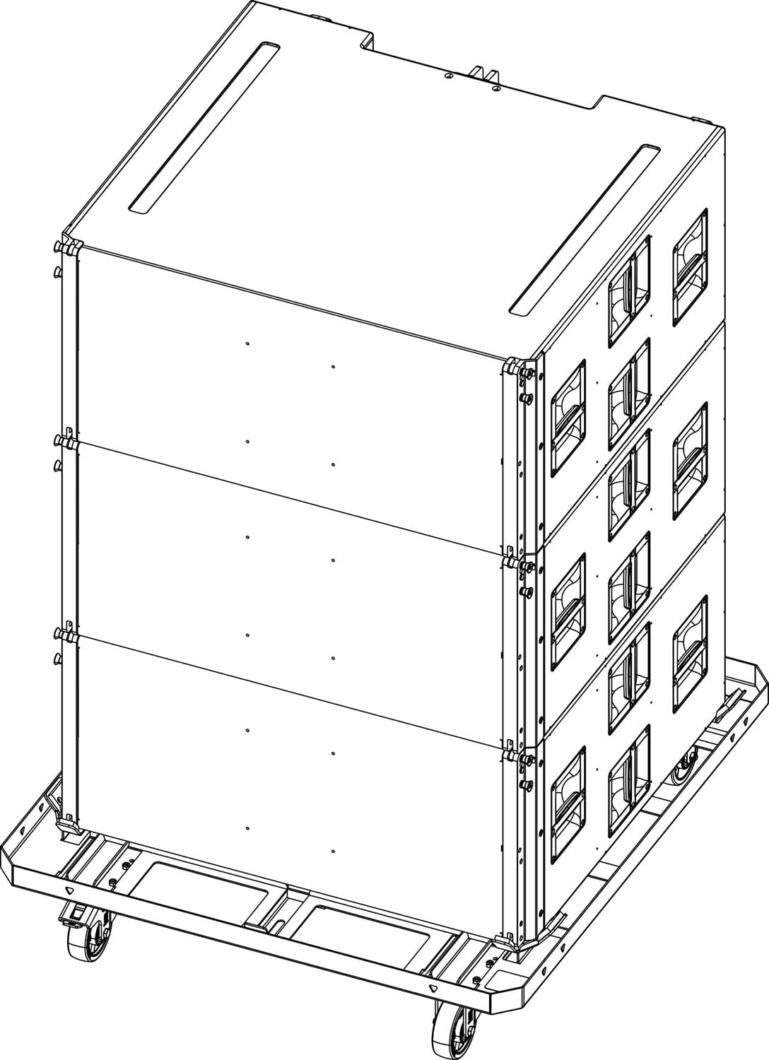 d&b audiotechnik E7804.000 Touring Cart for KSL-SUB Subwoofers