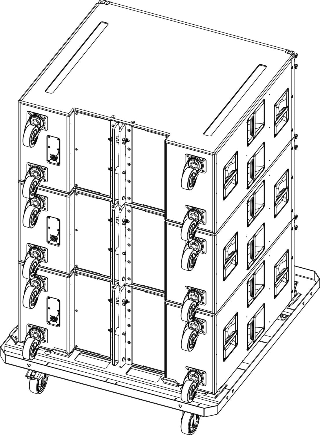 d&b audiotechnik E7804.000 Touring Cart for KSL-SUB Subwoofers