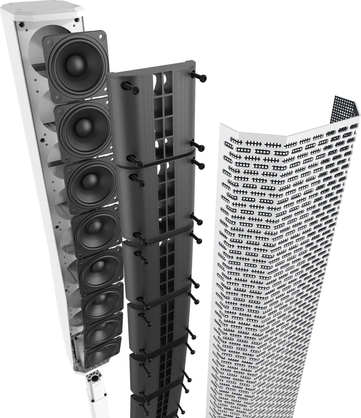 Electro-Voice EVOLVE 50M White Portable Column Array System Kit (White)