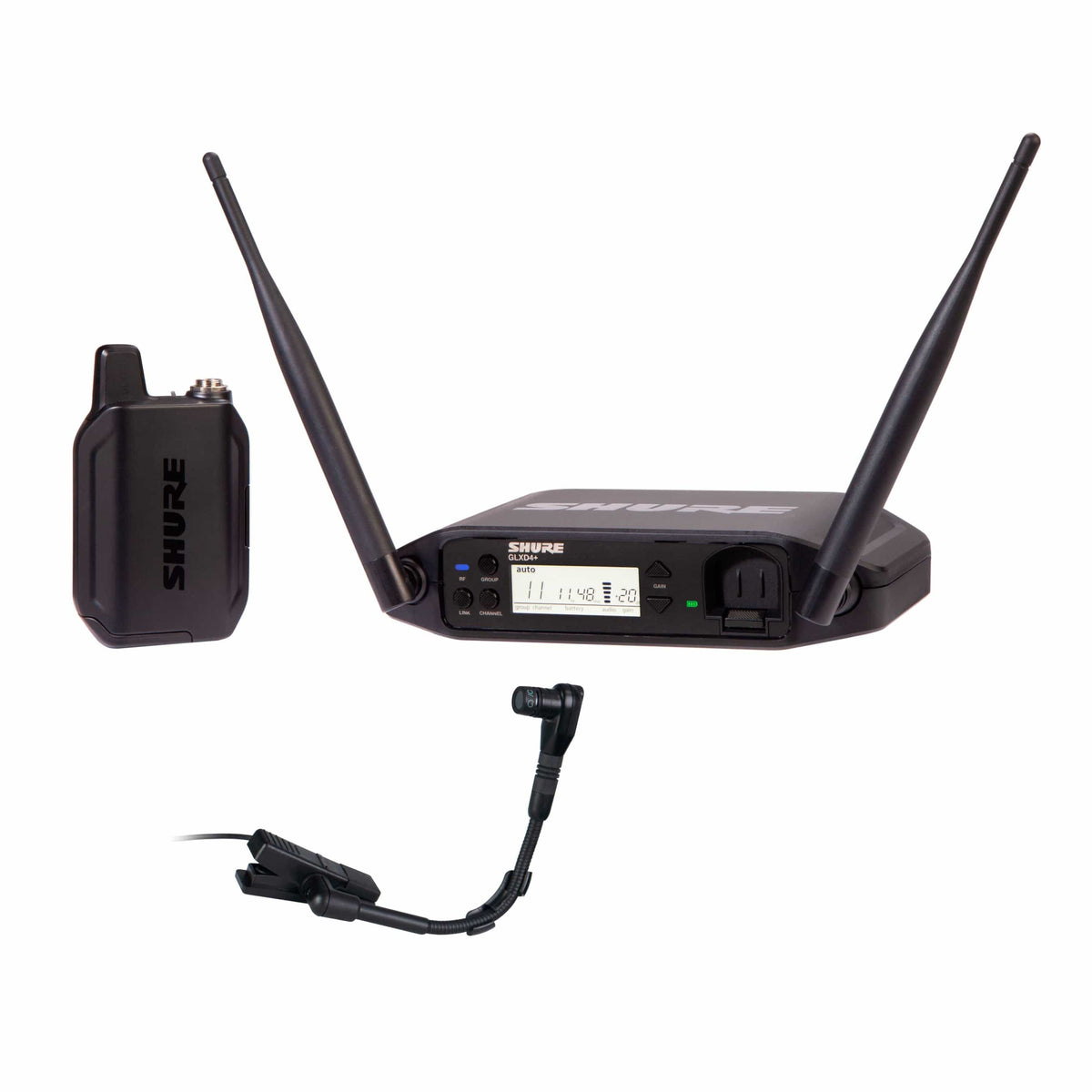 Shure GLXD14 Plus Instrument System with Beta98 Microphone