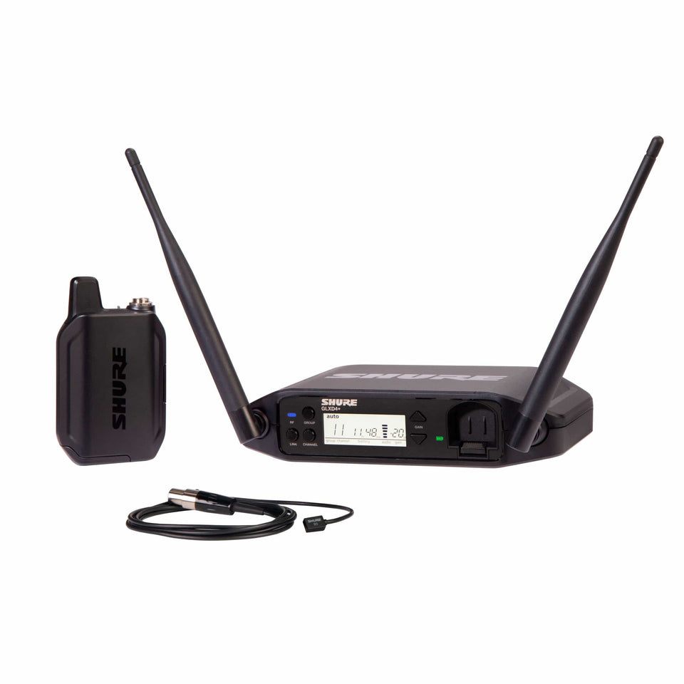 Shure GLXD14 Plus Lavalier System with WL93