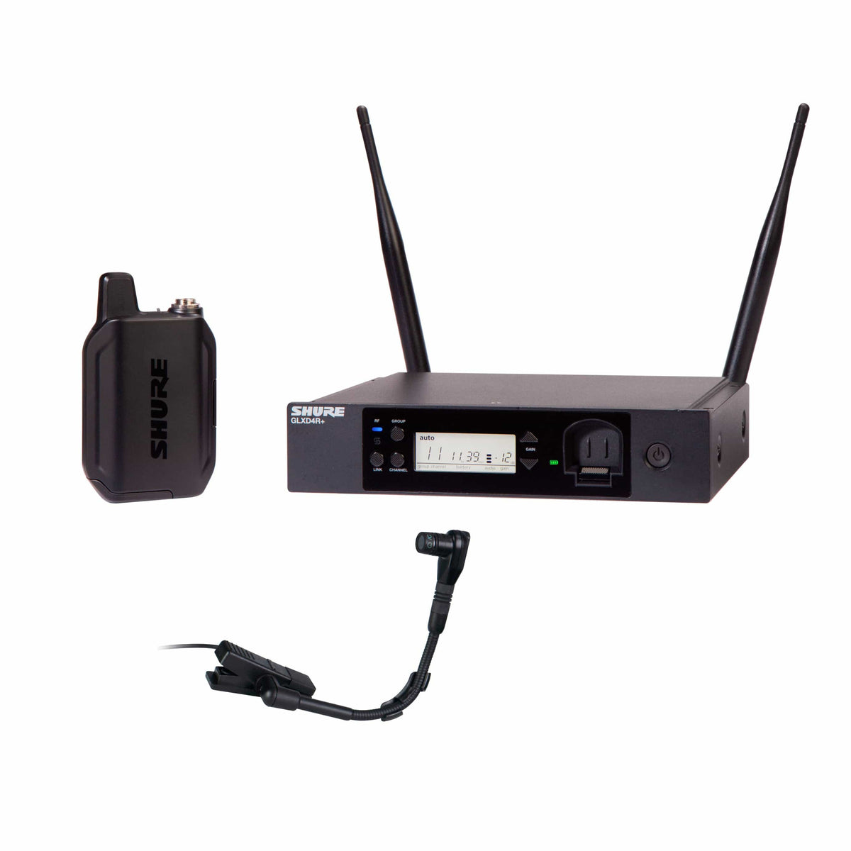 Shure GLXD14R Plus Instrument System with Beta98H/C Microphone