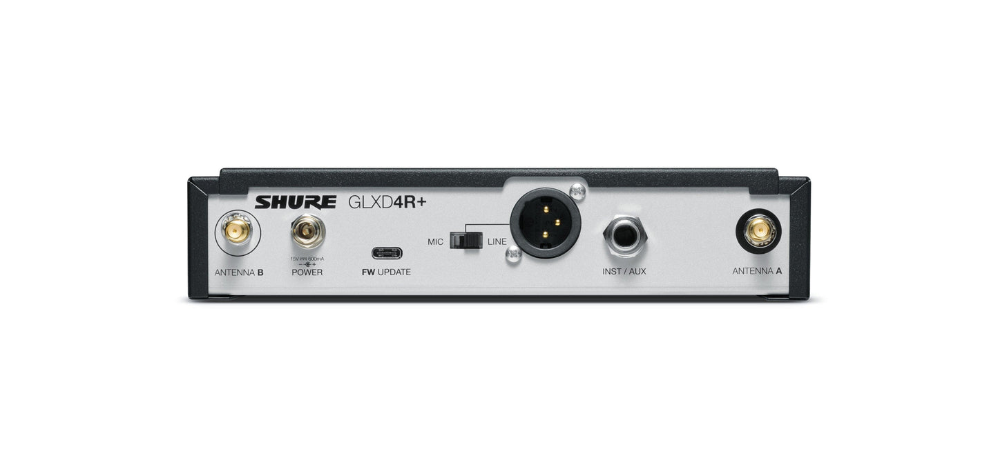 Shure GLXD14R Plus Lavalier System with WL93 Wireless Microphone