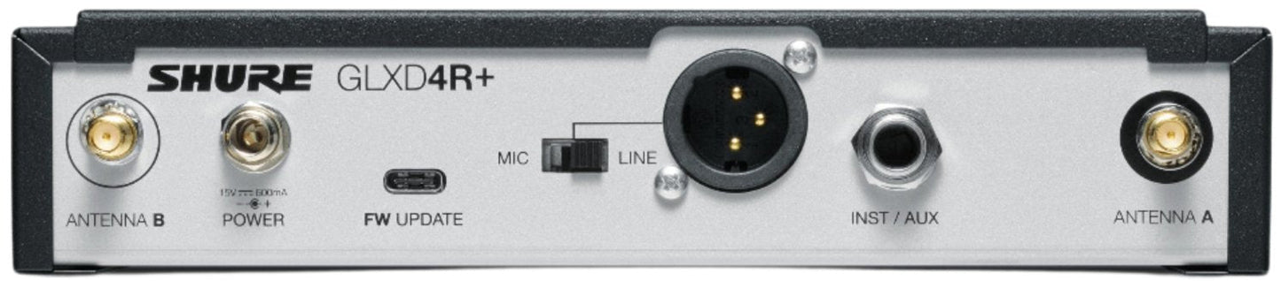Shure GLXD24R Plus Vocal System with Beta58A Handheld Microphone