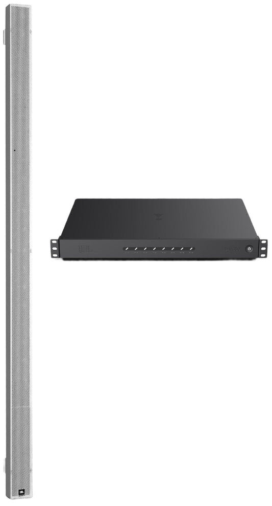JBL IVX-587480 Intellivox DSX280 HD Column Speaker with 16 Channel Class-D Amplifier (Amp at Bottom)