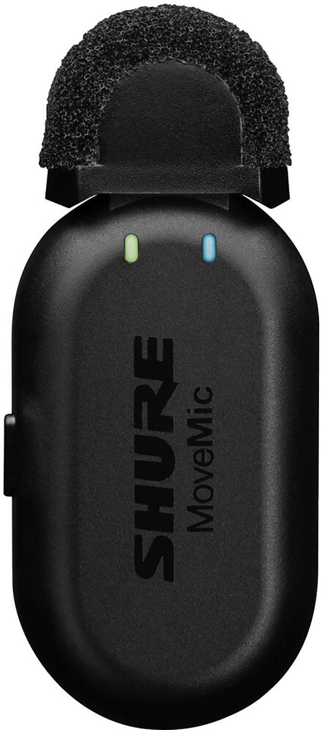 Shure MV-ONE-Z7 MoveMic Wireless Lavalier Microphone for Phones with Charge Case
