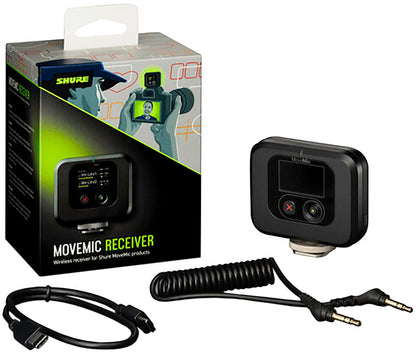 Shure MV-R-Z7 MoveMic Plug-in Wireless Microphone Receiver with Camera Shoe Mount