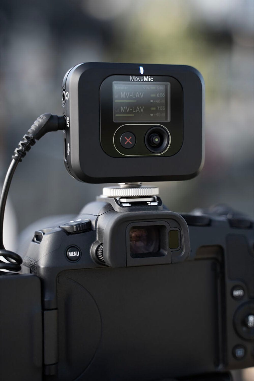 Shure MV-R-Z7 MoveMic Plug-in Wireless Microphone Receiver with Camera Shoe Mount